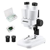 RRP £52.49 Aomekie Stereo Microscope 20X & 40X Magnifications