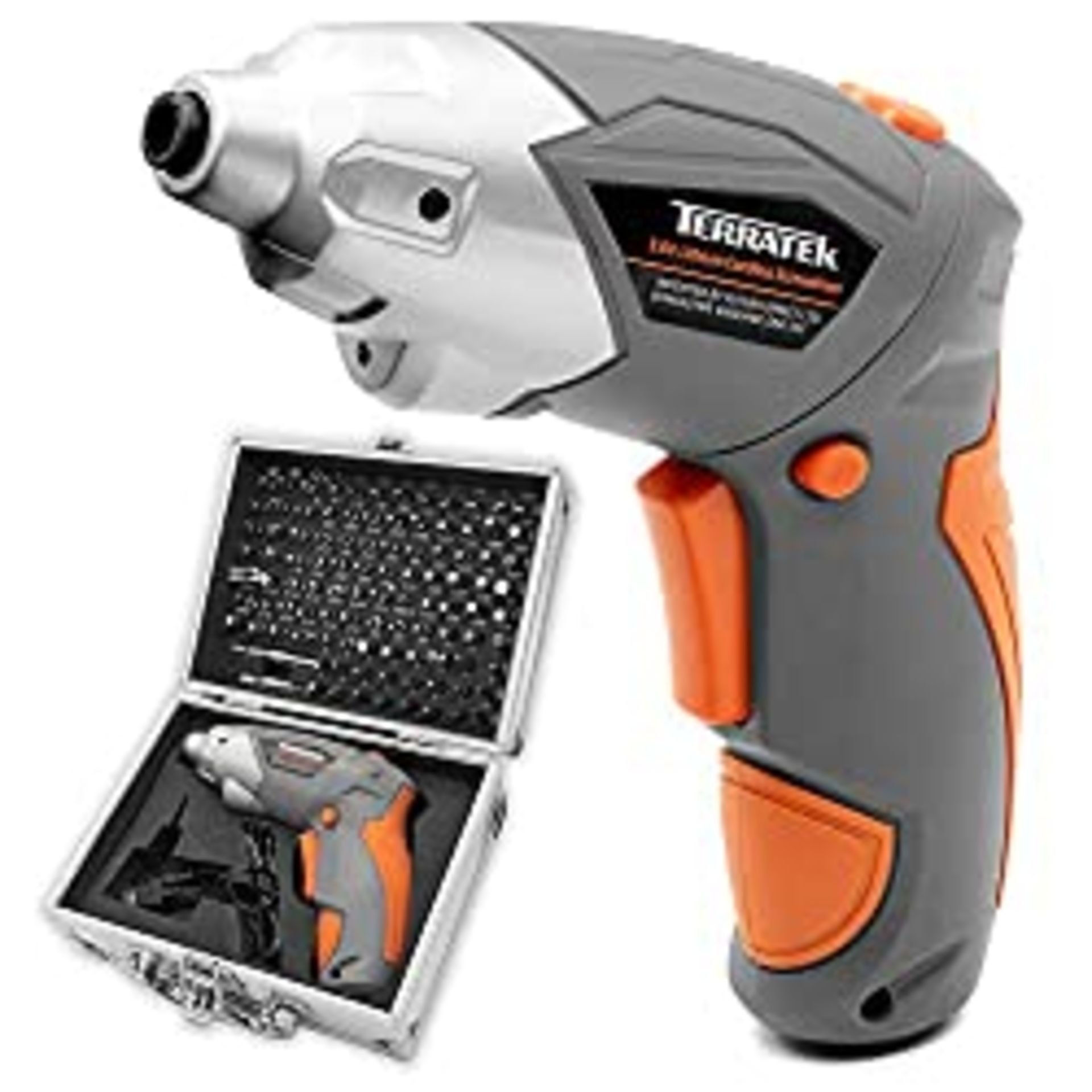 RRP £23.99 Terratek Cordless Screwdriver Terratek 3.6V 1300 mAh