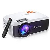 RRP £69.98 Mini Projector 1080P HD Supported Bonsaii 4500 Lumens