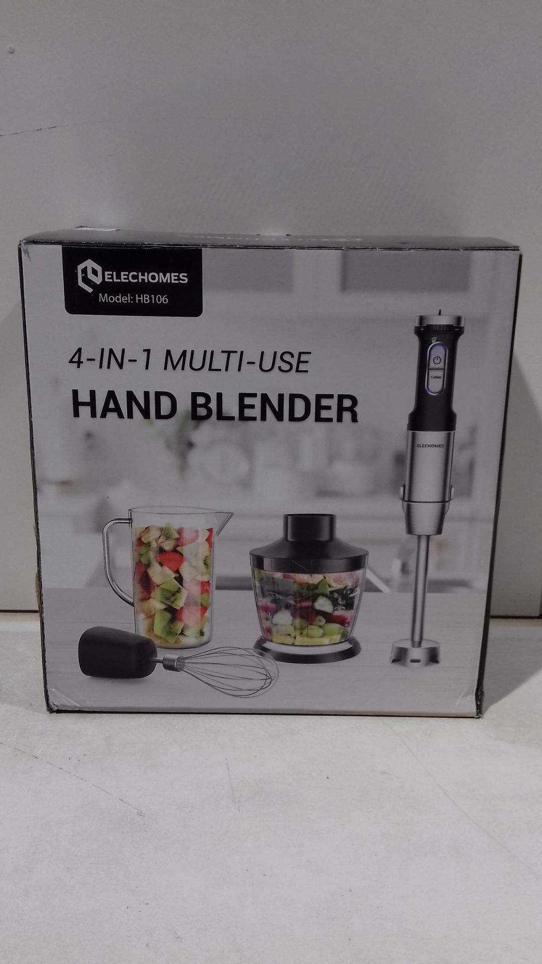 RRP £29.99 Elechomes Hand Blender 4-in-1 - Image 2 of 2