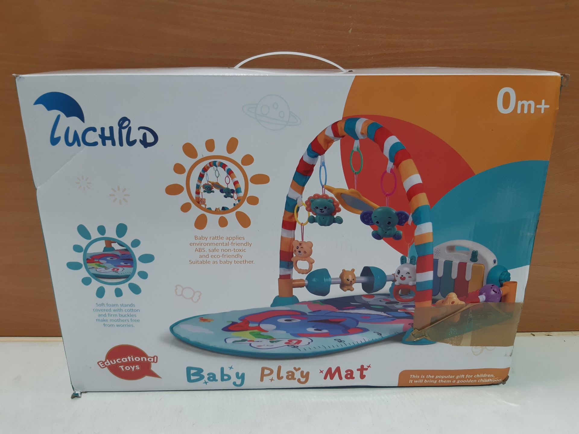 RRP £20.88 Luchild Baby Playmat Kick and Play Piano Gym with Fun Animals Pendants - Image 2 of 2