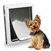 RRP £17.99 Pet Prime 2 Ways Locking Pet Flap Door For Dogs Pet Door with Transparent flap
