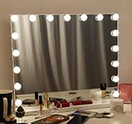 RRP £135.98 Hollywood Makeup Mirror Cosmetic Lighted Vanity Mirror with LED Lights Bulbs