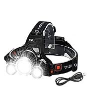 RRP £21.92 Victoper Wesho Rechargeable Headlight with 3 Lights 4 Modes