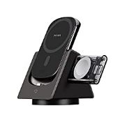 RRP £169.99 PITAKA 4 in 1 Wireless Charger/Stand for iPhone 12/13 Series