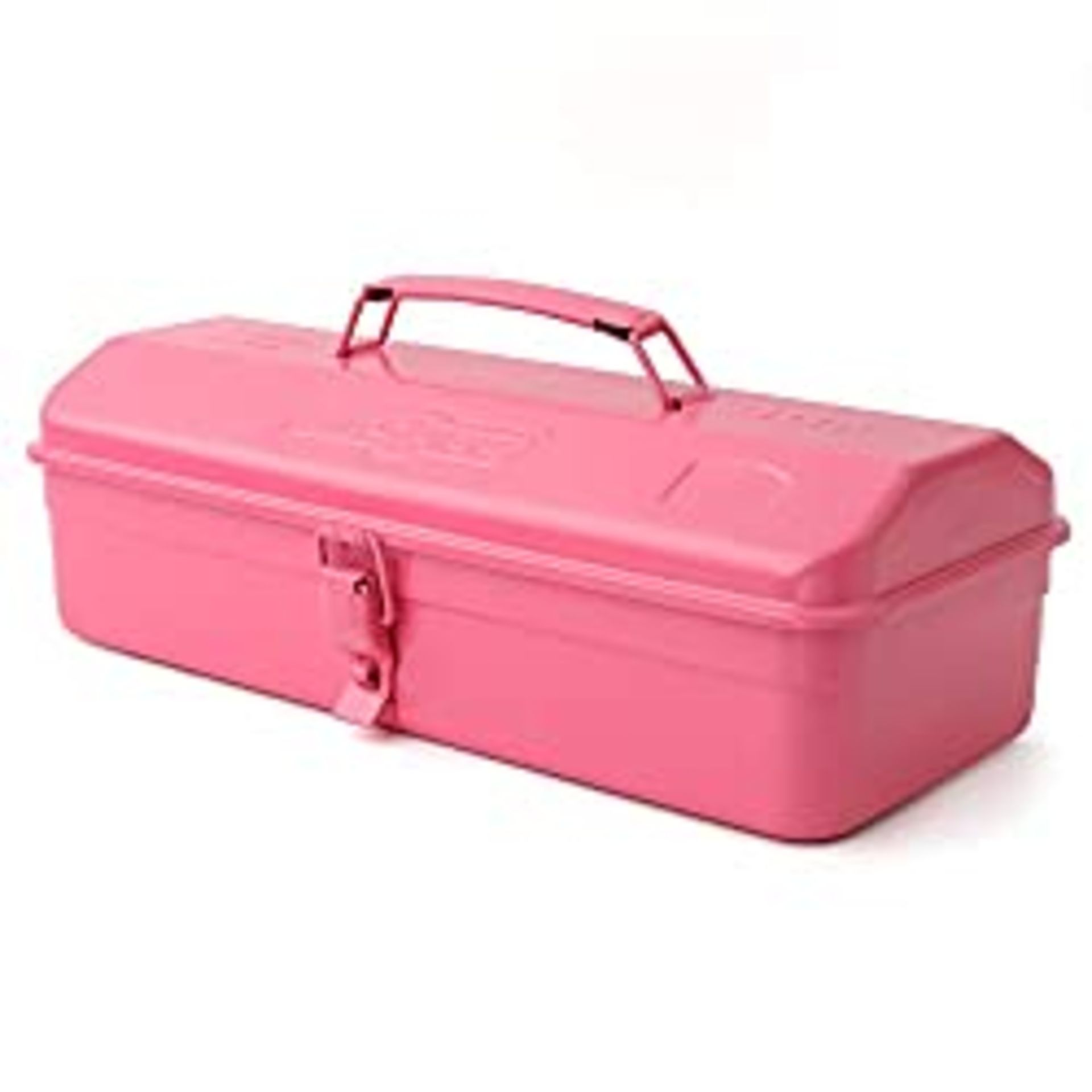RRP £20.99 Hi-Spec 1 Piece Pink Steel Metal Barn Style Tool Box