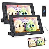 RRP £149.99 NAVISKAUTO Dual Screen Portable DVD Players for Kids Support HDMI Input