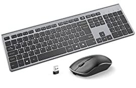 RRP £33.88 Rechargeable Wireless Keyboard and Mouse