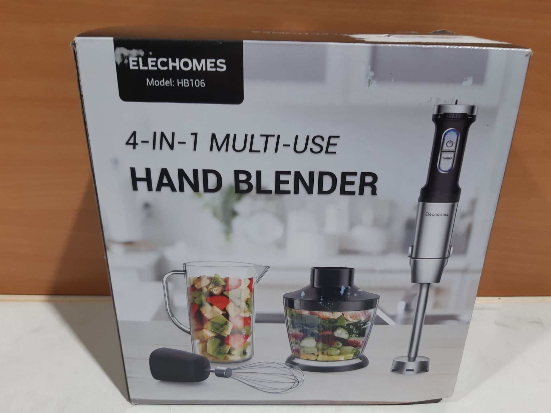 RRP £29.99 Elechomes Hand Blender 4-in-1 - Image 2 of 2