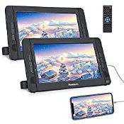 RRP £99.98 NAVISKAUTO 10.1 Dual Screen Portable DVD Player with HDMI