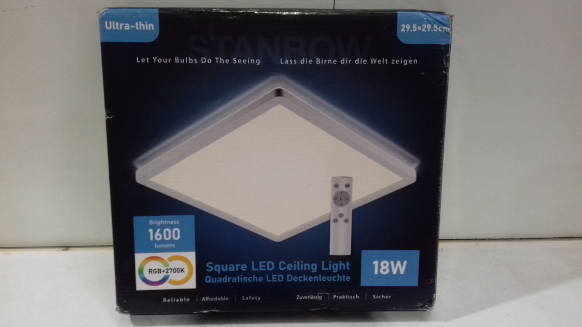 RRP £24.83 LED Ceiling Light Dimmable - Image 2 of 2