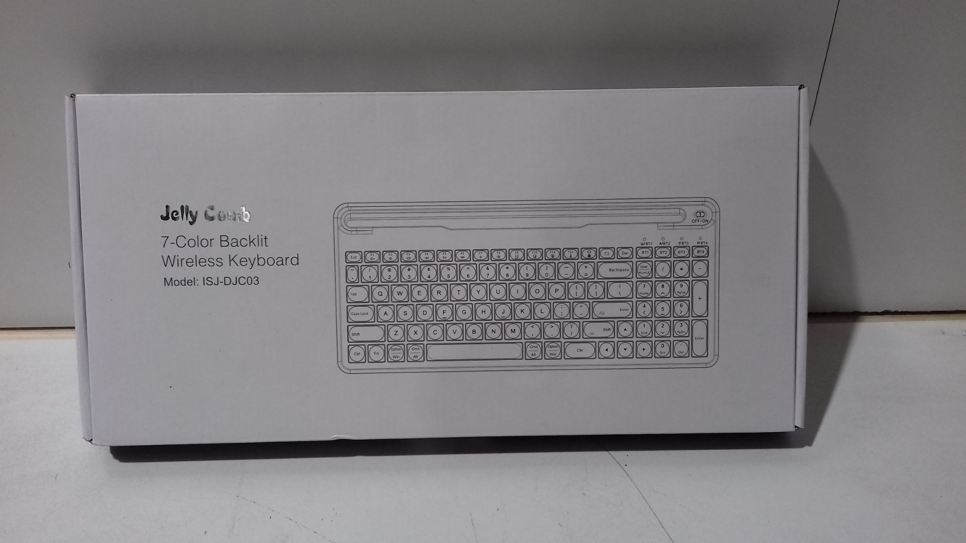 RRP £25.99 Illuminated Bluetooth Keyboard - Image 2 of 2