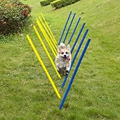 RRP £34.99 Pet Prime Outdoor Dog Obstacle Agility Training Exercise