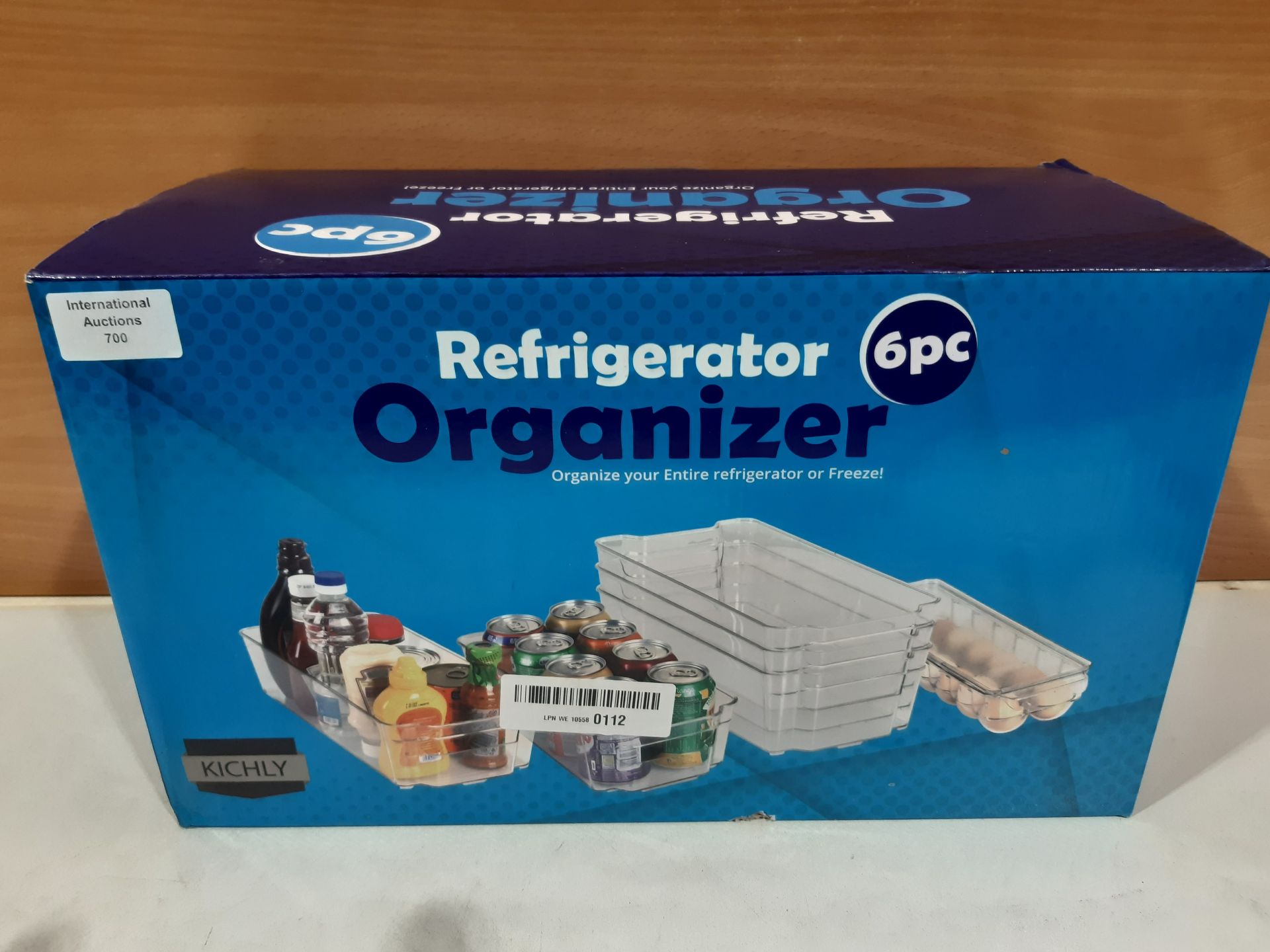 RRP £19.99 KICHLY Premium Refrigerator Storage Organizer Bins - Image 2 of 2