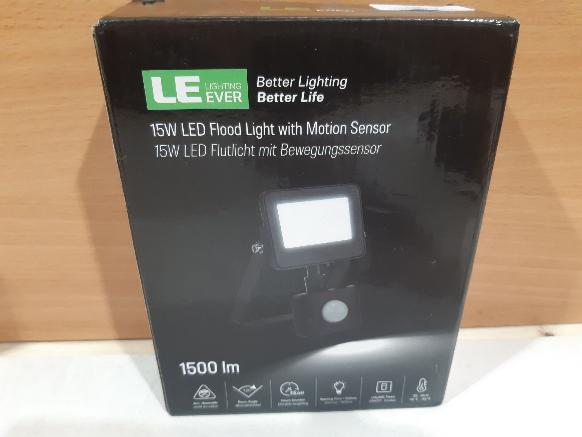 RRP £18.52 Lepro 15W Security Lights Outdoor Motion Sensor - Image 2 of 2
