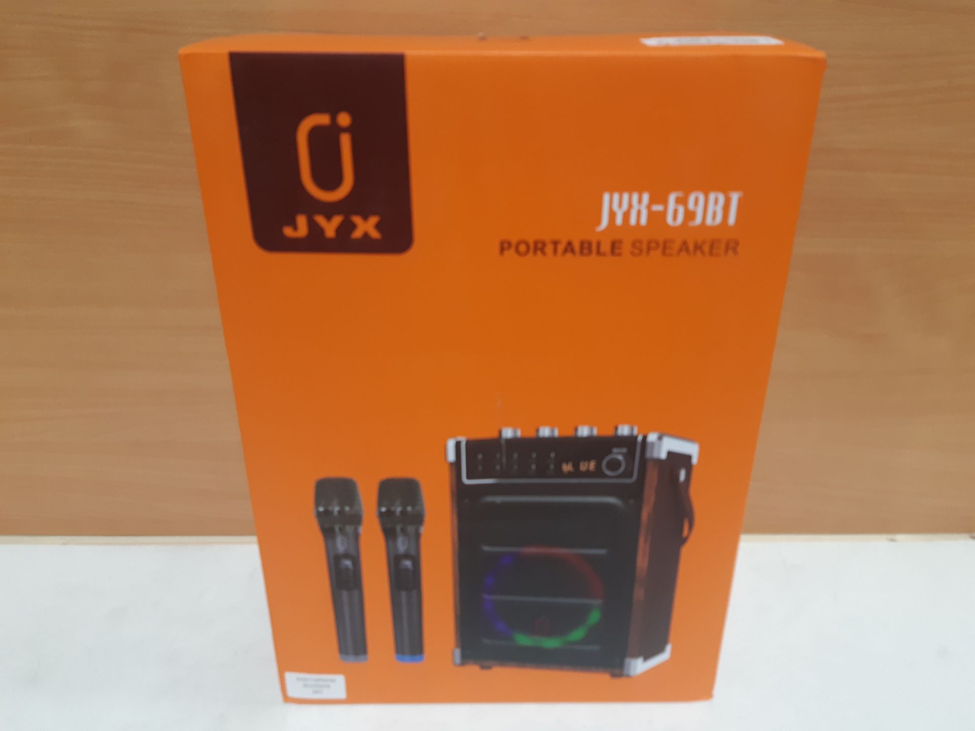 RRP £79.37 JYX Karaoke Machine with Two Wireless Microphones - Image 2 of 2