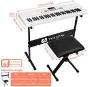 RRP £175.00 Vangoa 61 Key Electronic Keyboard