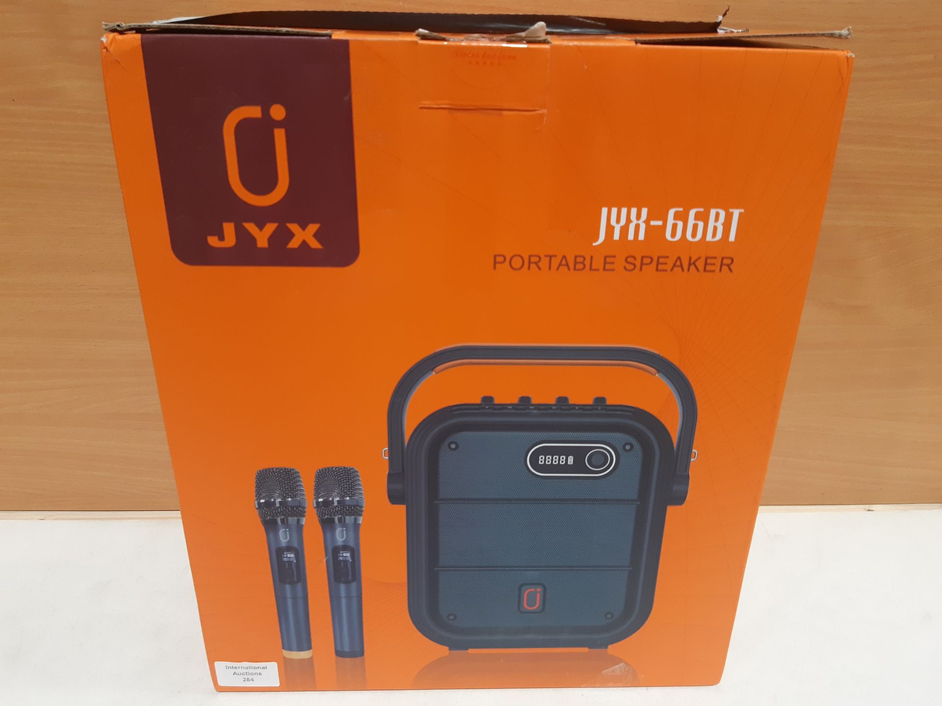 RRP £99.98 JYX Karaoke Machine with 2 UHF Wireless Microphones - Image 2 of 2