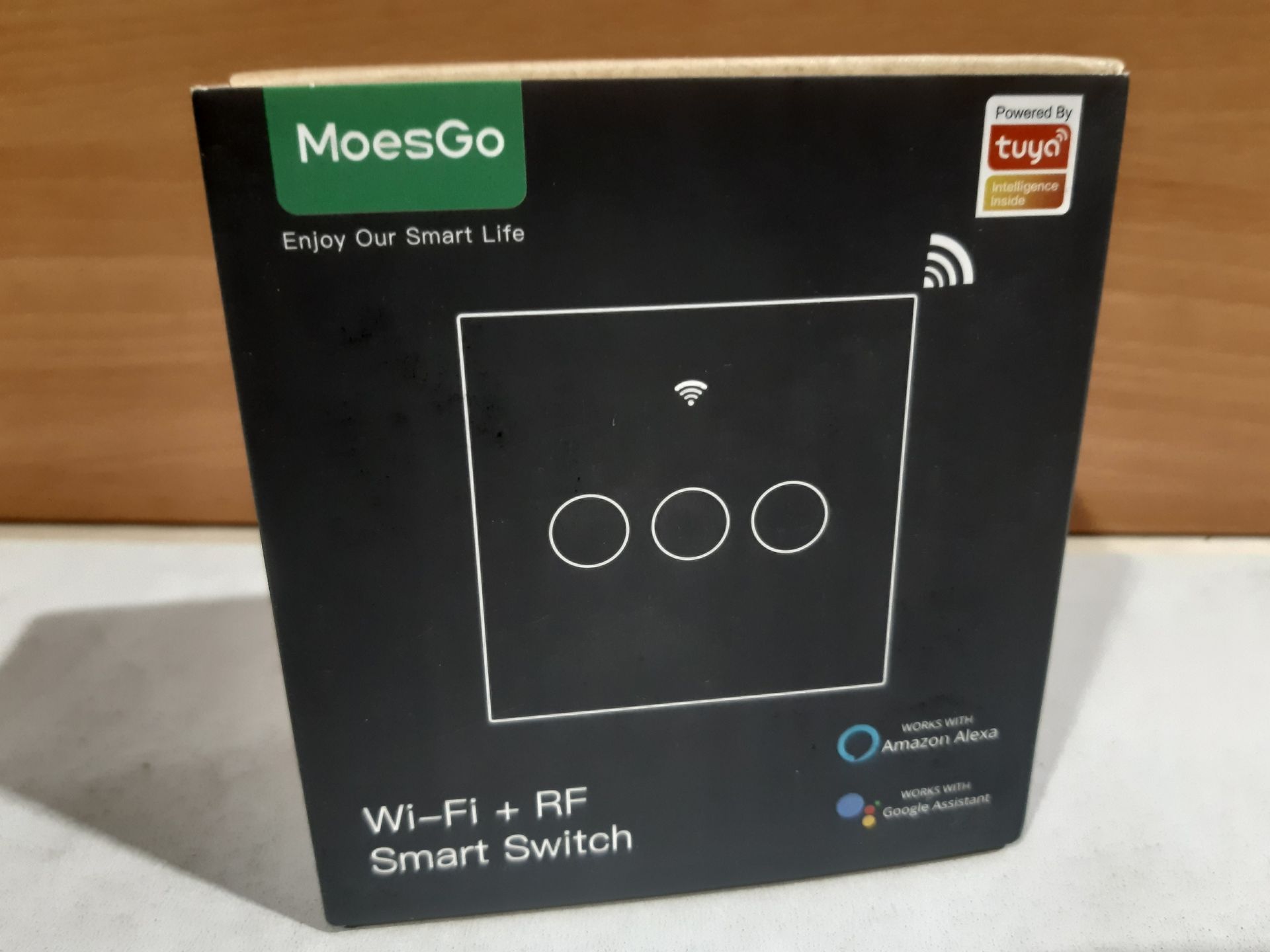 RRP £12.26 MoesGo WiFi Smart Touch Wall Light Switch Multi Control - Image 2 of 2