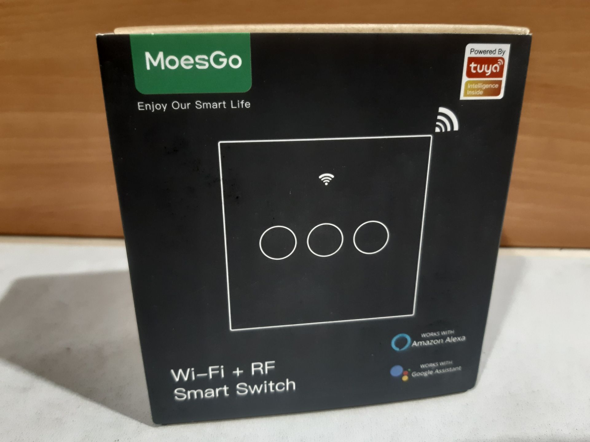 RRP £12.26 MoesGo WiFi Smart Touch Wall Light Switch Multi Control - Image 2 of 2