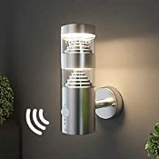RRP £30.23 NBHANYUAN Lighting LED Outdoor Wall Light with PIR