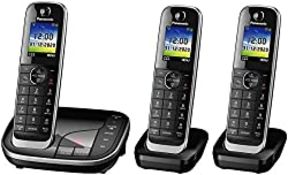 RRP £93.65 Panasonic KX-TGJ323EB Trio Handset Cordless Home Phone