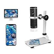 RRP £45.36 Jiusion WiFi USB Digital Microscope 50 to 1000X Wireless