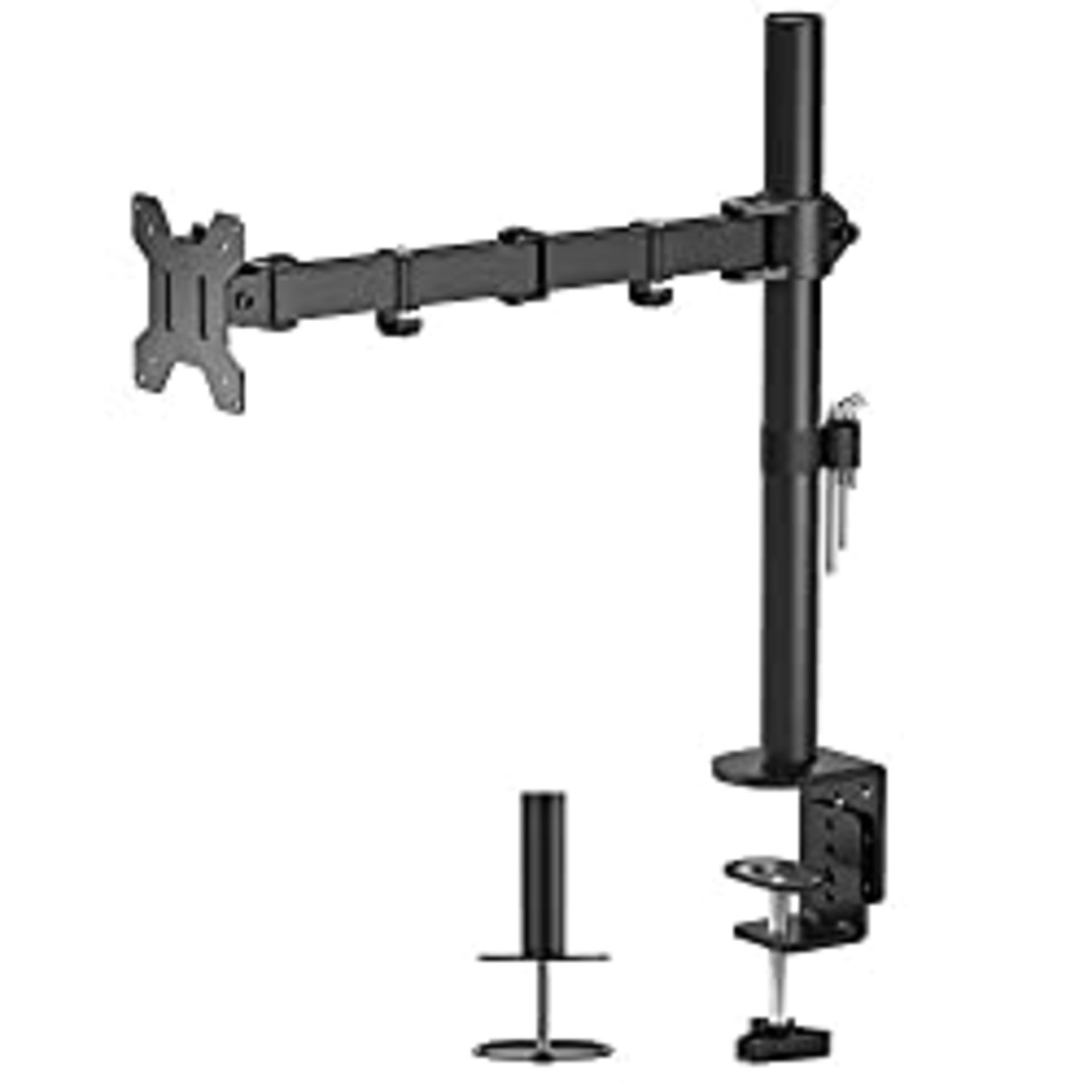 RRP £28.57 BONTEC Single Monitor Arm Desk Mount for 13-32 inch