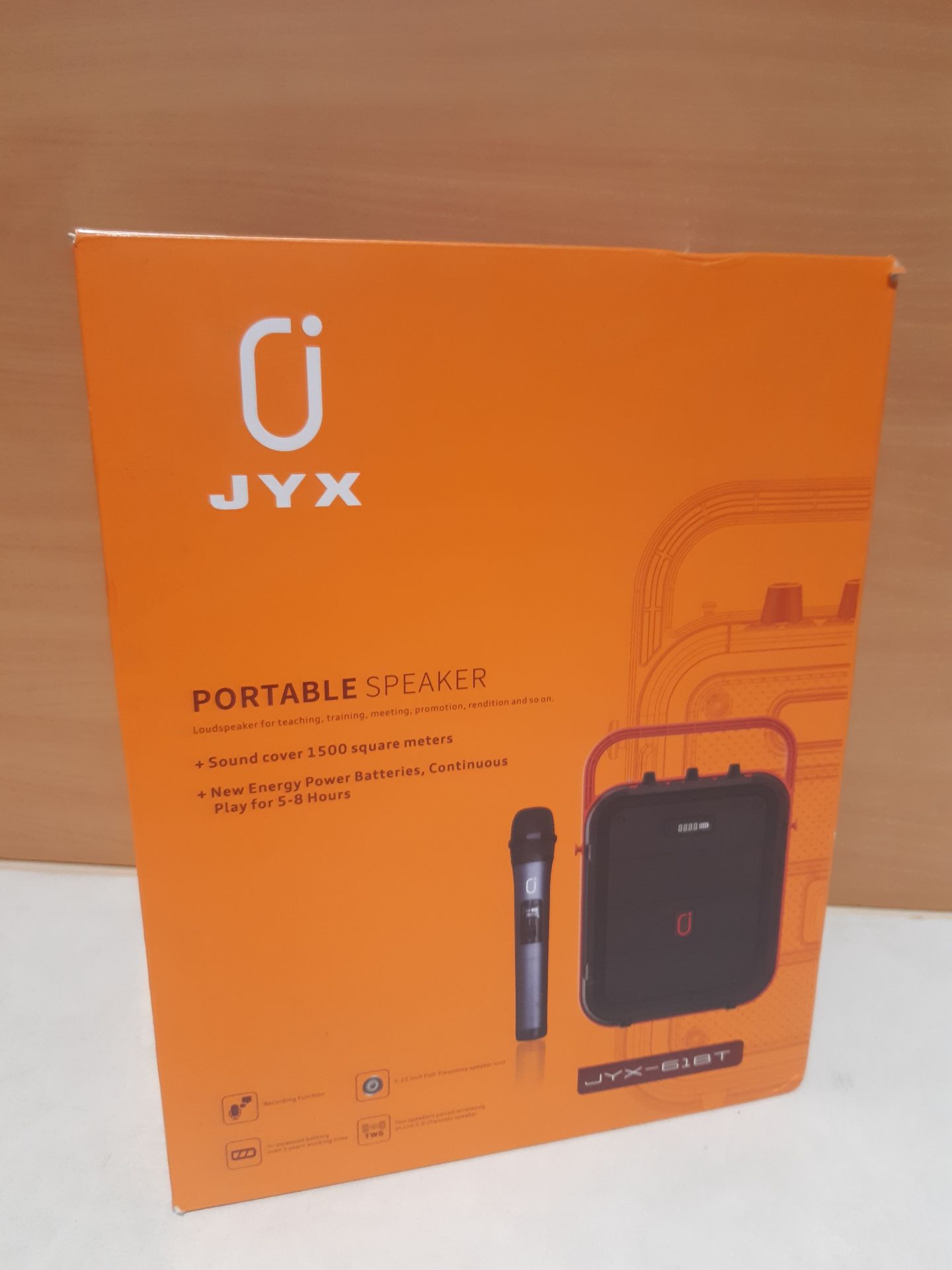 RRP £65.99 JYX Karaoke Machine with Wireless Microphone - Image 2 of 2