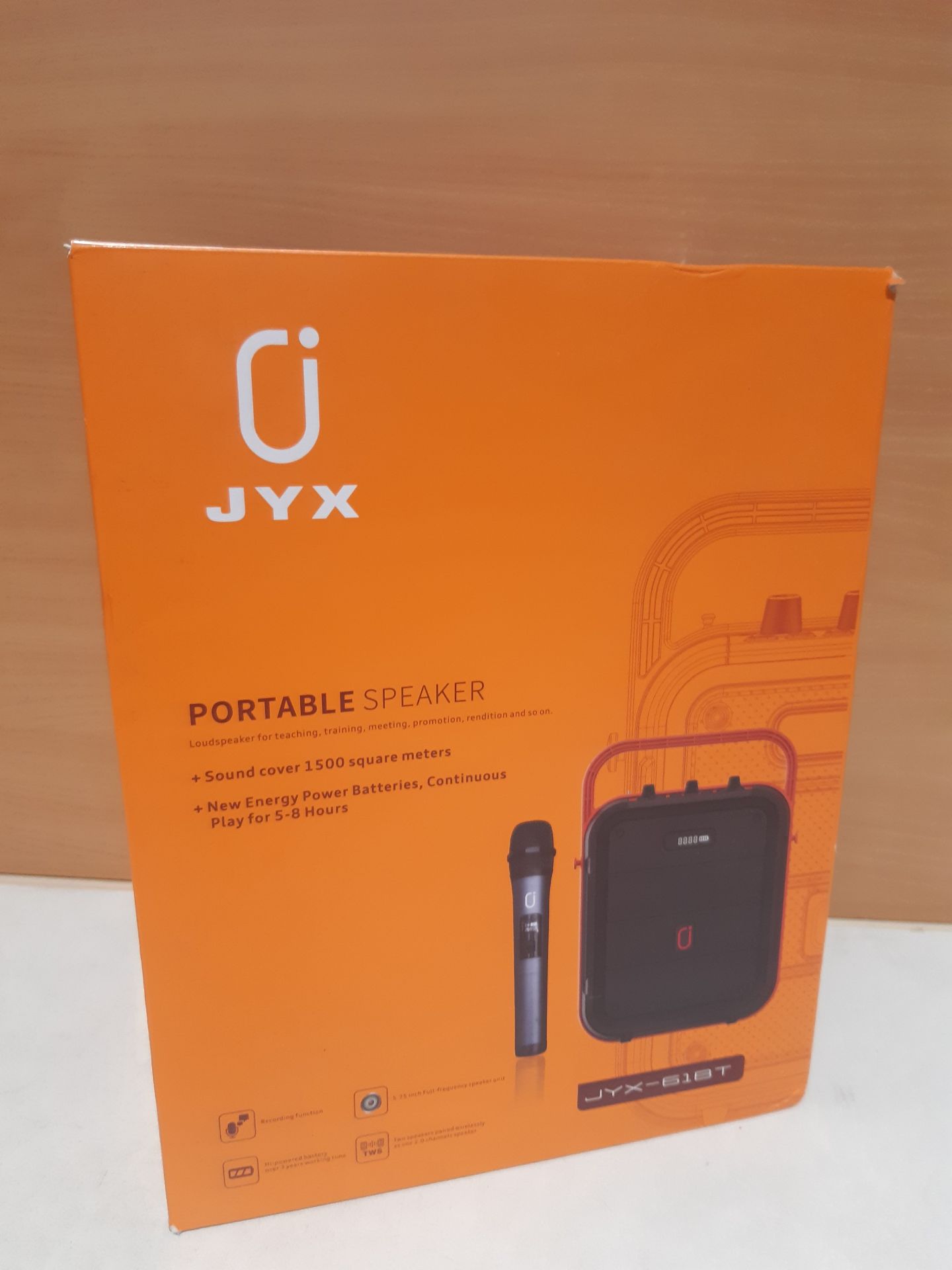 RRP £65.99 JYX Karaoke Machine with Wireless Microphone - Image 2 of 2