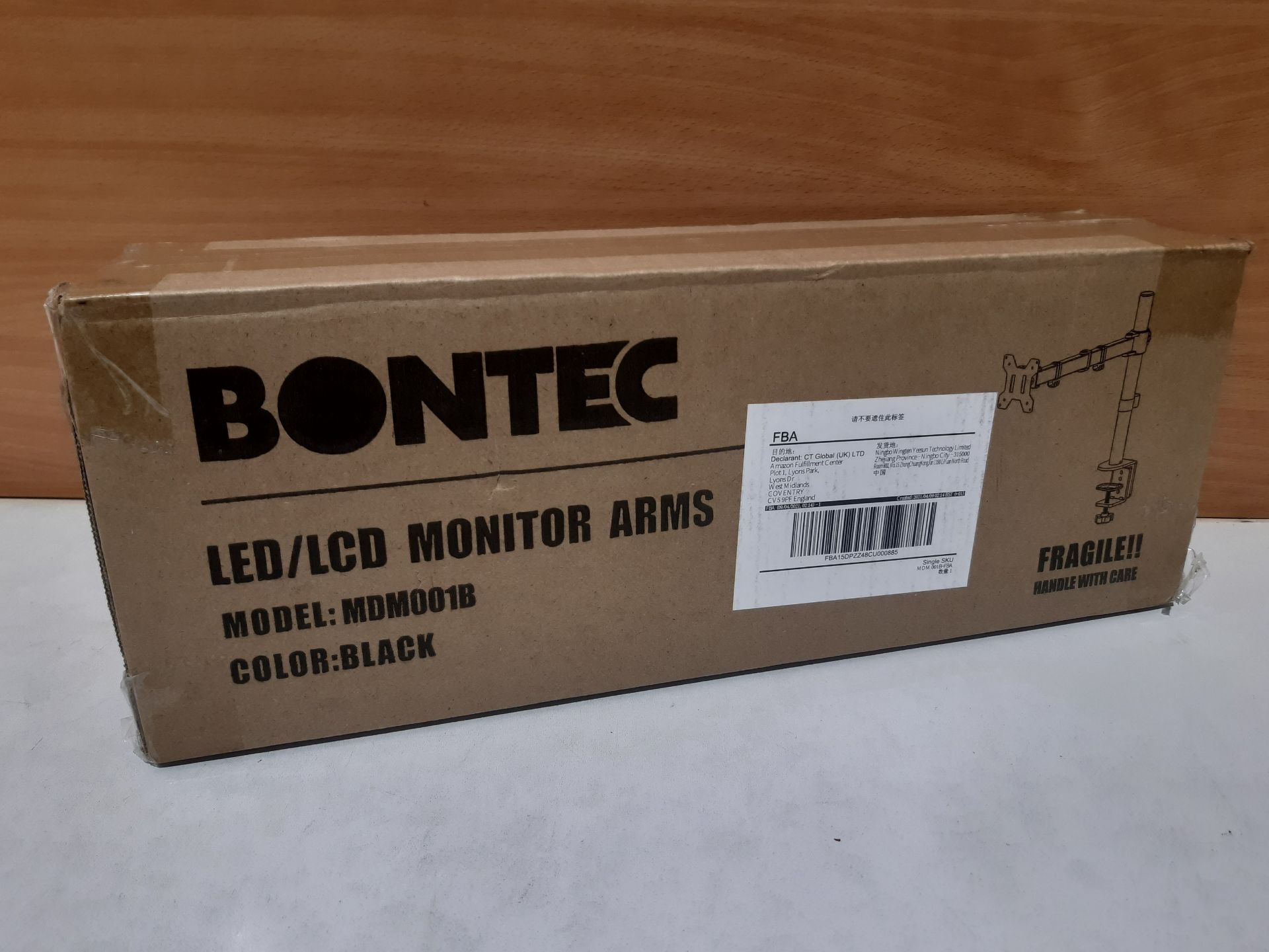 RRP £28.57 BONTEC Single Monitor Arm Desk Mount for 13-32 inch - Image 2 of 2