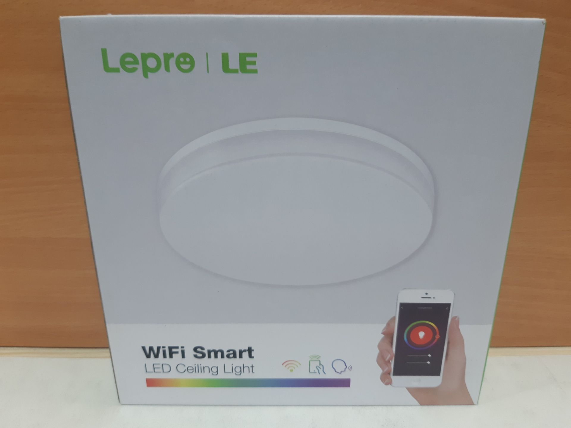 RRP £34.46 Lepro Smart LED Ceiling Light 15W 1250lm - Image 2 of 2