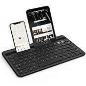 RRP £23.99 Bluetooth Keyboard with Tablet/Phone Holder