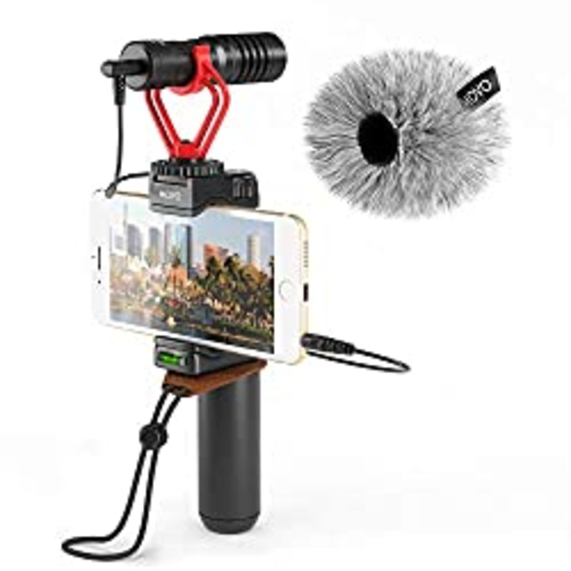 RRP £48.20 Movo Smartphone Video Rig with Shotgun Microphone