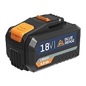 RRP £45.98 BLUE RIDGE BR9002 18V(MAX 20V) 4.0Ah Lithium-Ion Battery