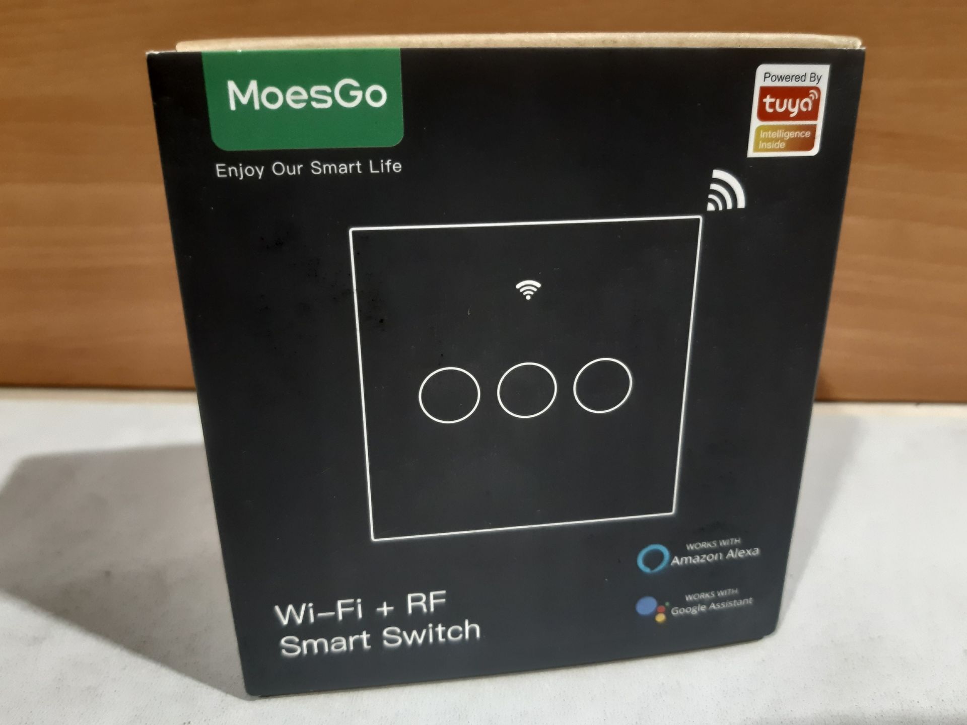 RRP £12.26 MoesGo WiFi Smart Touch Wall Light Switch Multi Control - Image 2 of 2