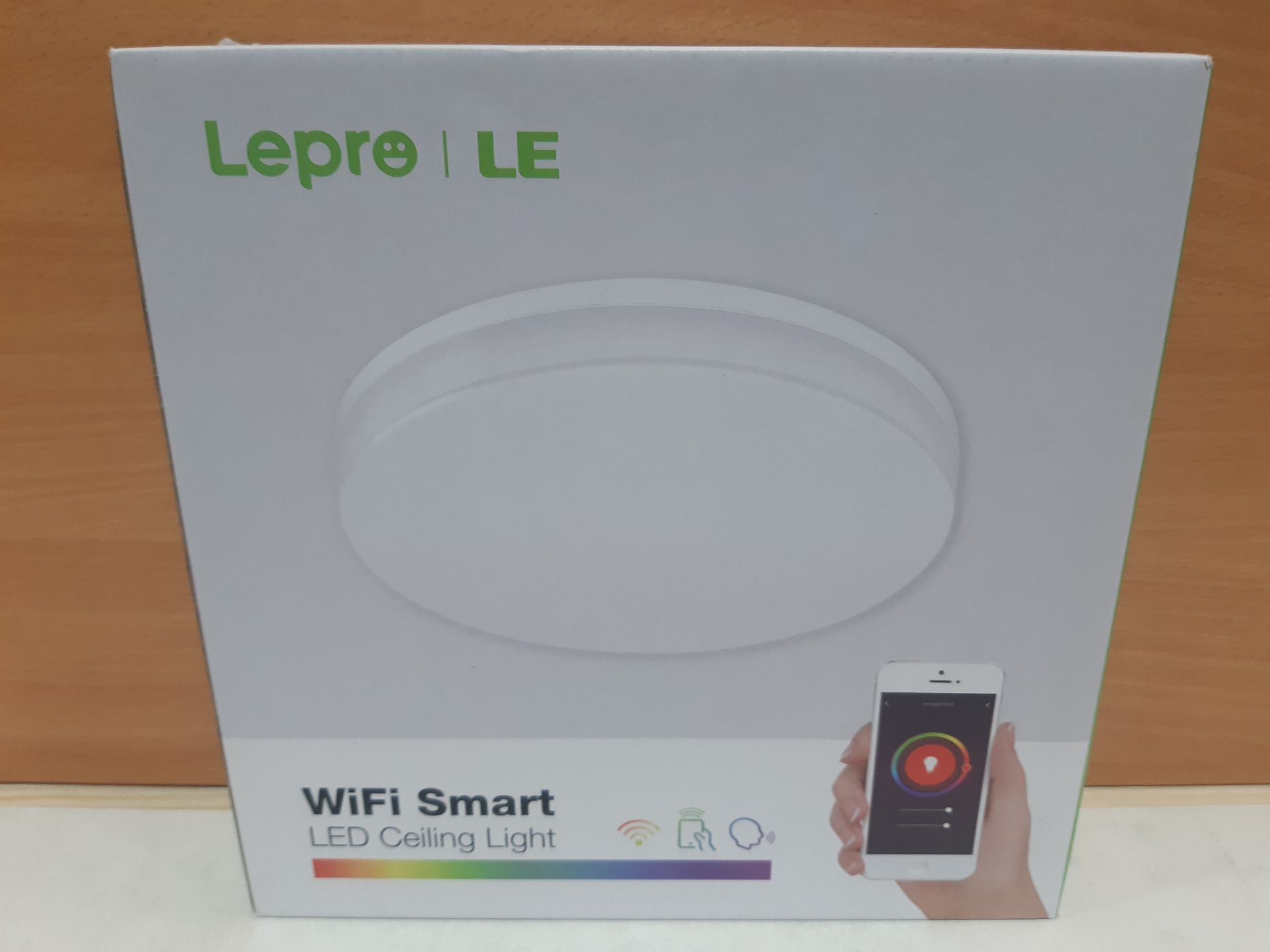 RRP £34.46 Lepro Smart LED Ceiling Light 15W 1250lm - Image 2 of 2