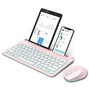 RRP £34.99 Bluetooth Illuminated Keyboard and Mouse Combo