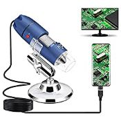 RRP £32.10 Jiusion 2K HD 2560x1440P USB Digital Microscope for