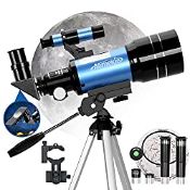 RRP £57.98 AOMEKIE Telescopes for Kids Beginners Adults 70mm Astronomical