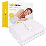 RRP £34.99 Premium Comfort King Size Electric Blanket - Control with 3 Heat Settings