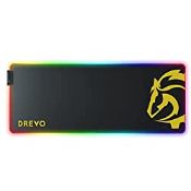 RRP £13.51 DREVO GP1 Gaming Mouse Pad with Delicate RGB Illumination