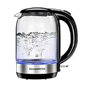 RRP £19.99 Bonsenkitchen Glass Electric Kettle