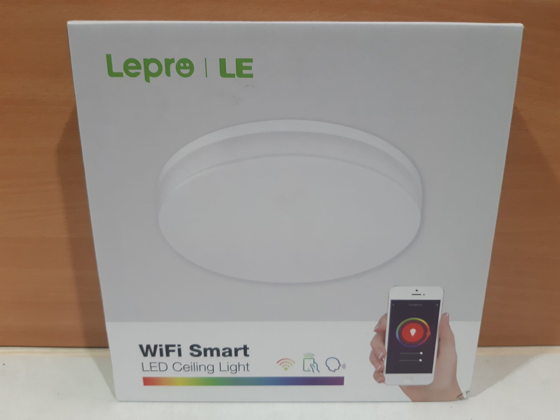 RRP £34.46 Lepro Smart LED Ceiling Light 15W 1250lm - Image 2 of 2