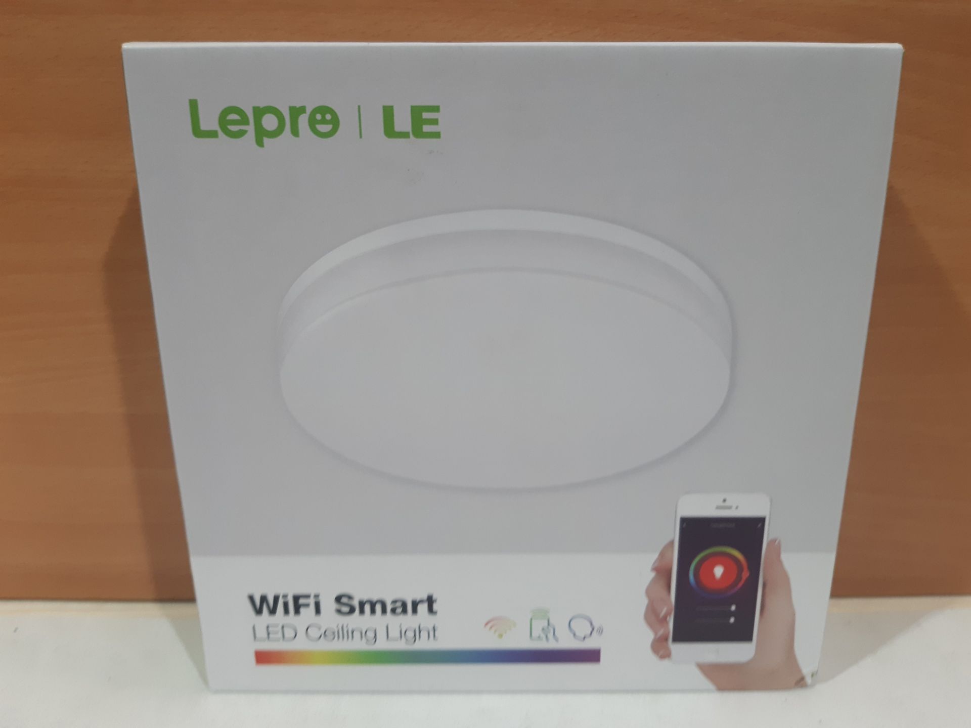 RRP £34.46 Lepro Smart LED Ceiling Light 15W 1250lm - Image 2 of 2