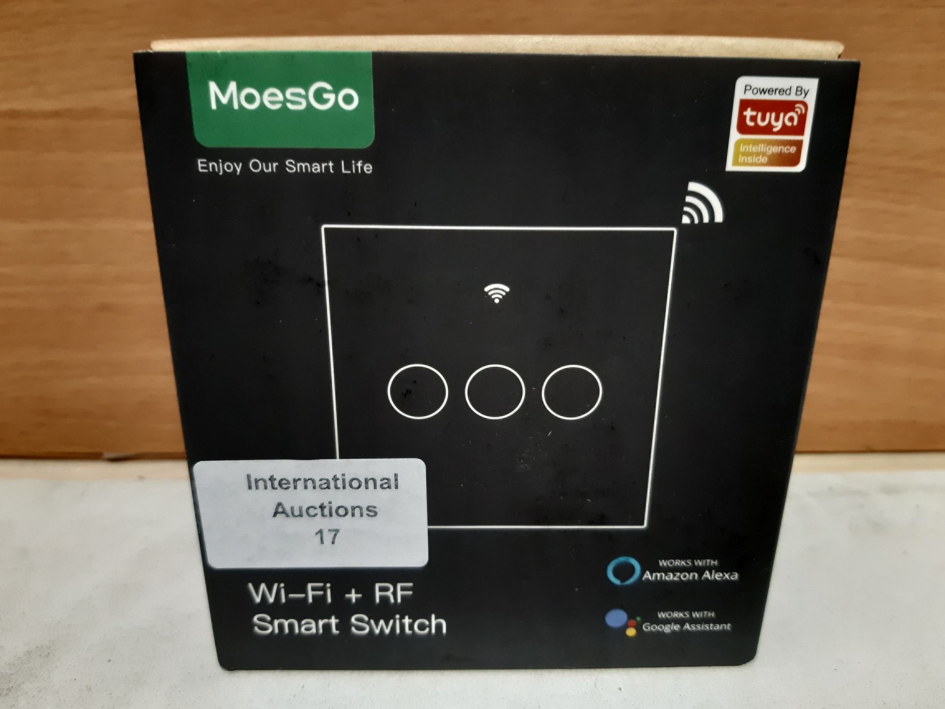 RRP £19.99 MoesGo WiFi Smart Touch Wall Light Switch 1 Way or 2 Way - Image 2 of 2
