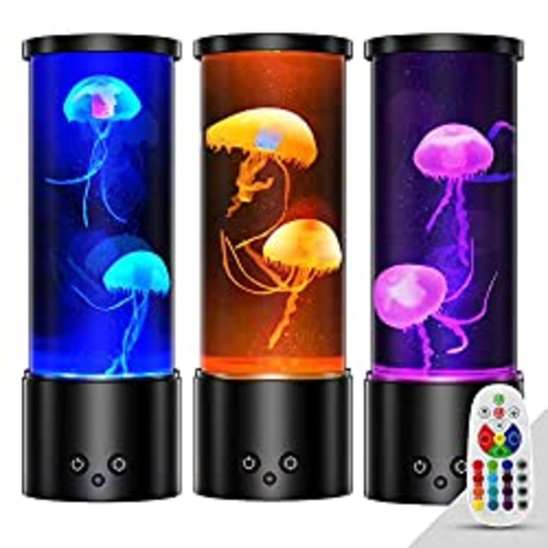 RRP £35.99 Jellyfish Lava Lamp Aquarium Sensory Lights with 17