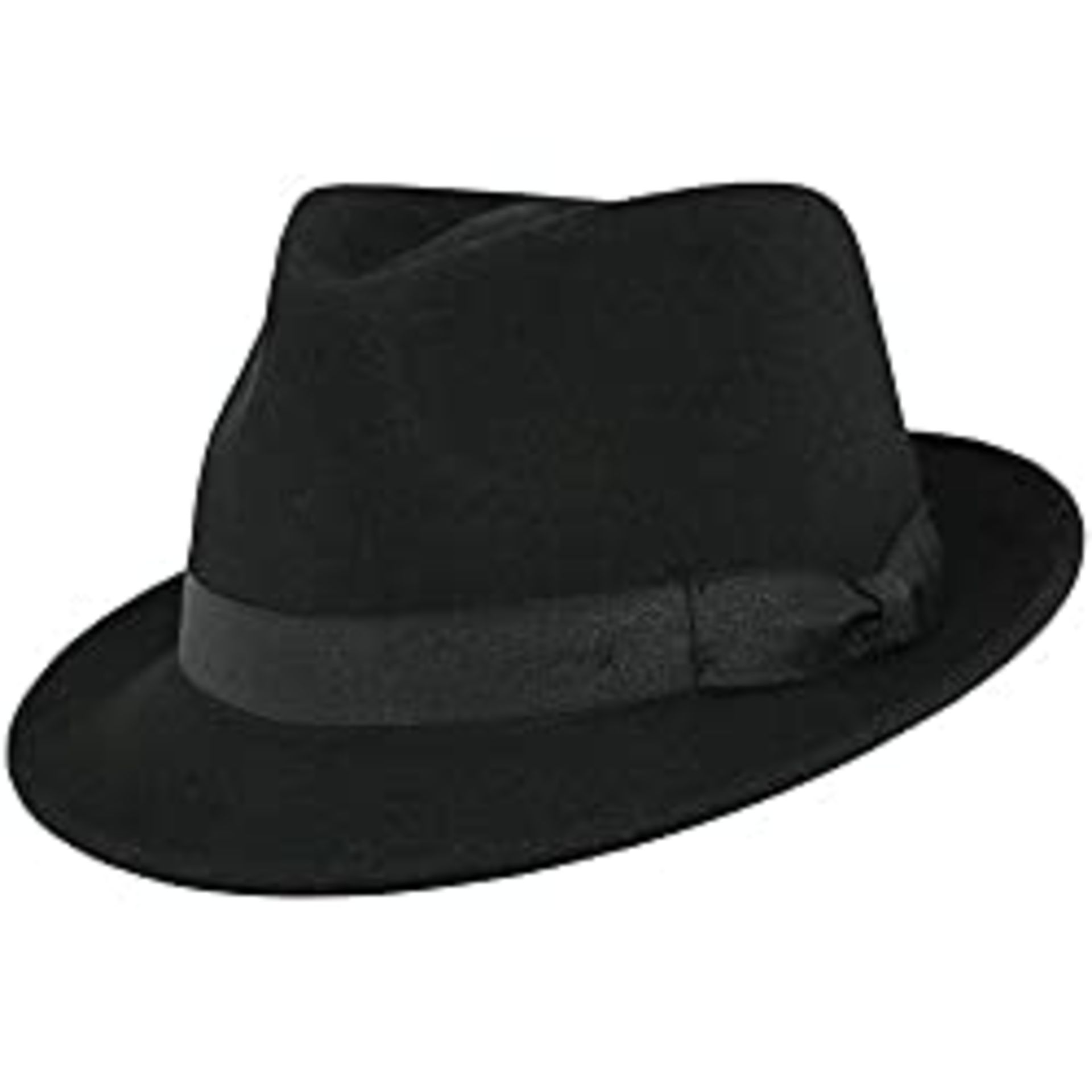 RRP £22.99 Elegant 100% Wool Trilby Hat Waterproof & Crushable