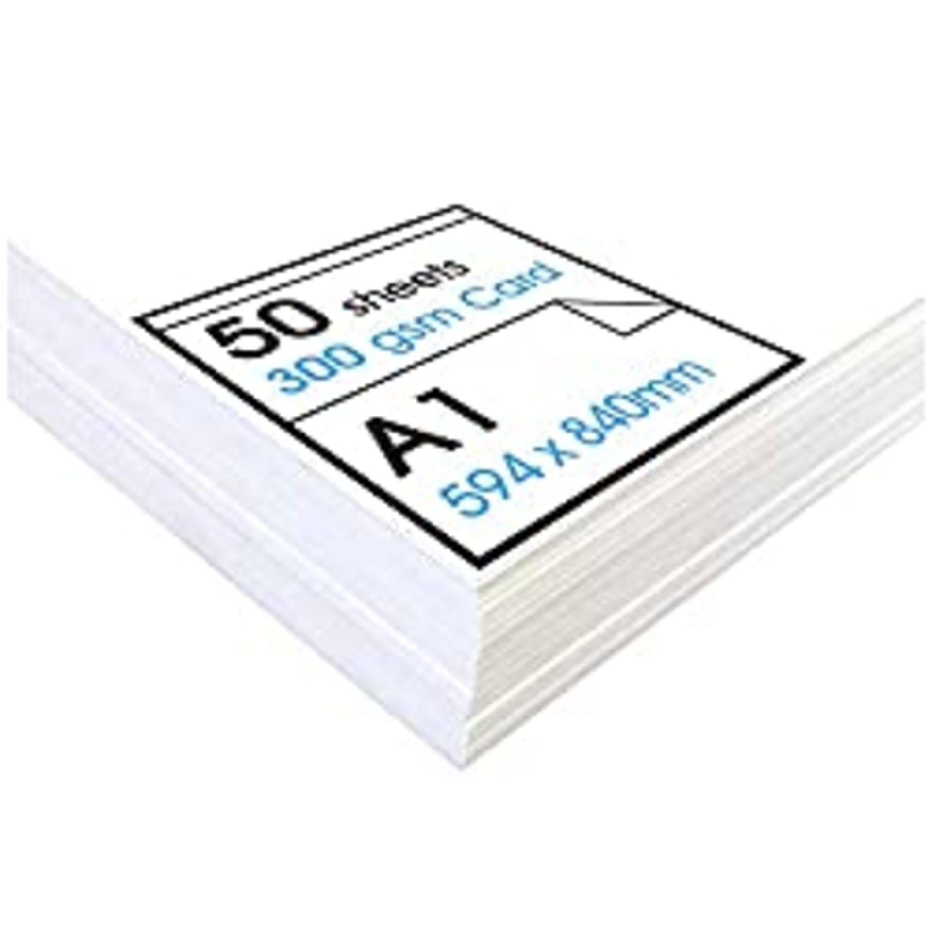RRP £39.98 Artway Studio 'High' White Card - A1-300gsm - Ideal for Presentation