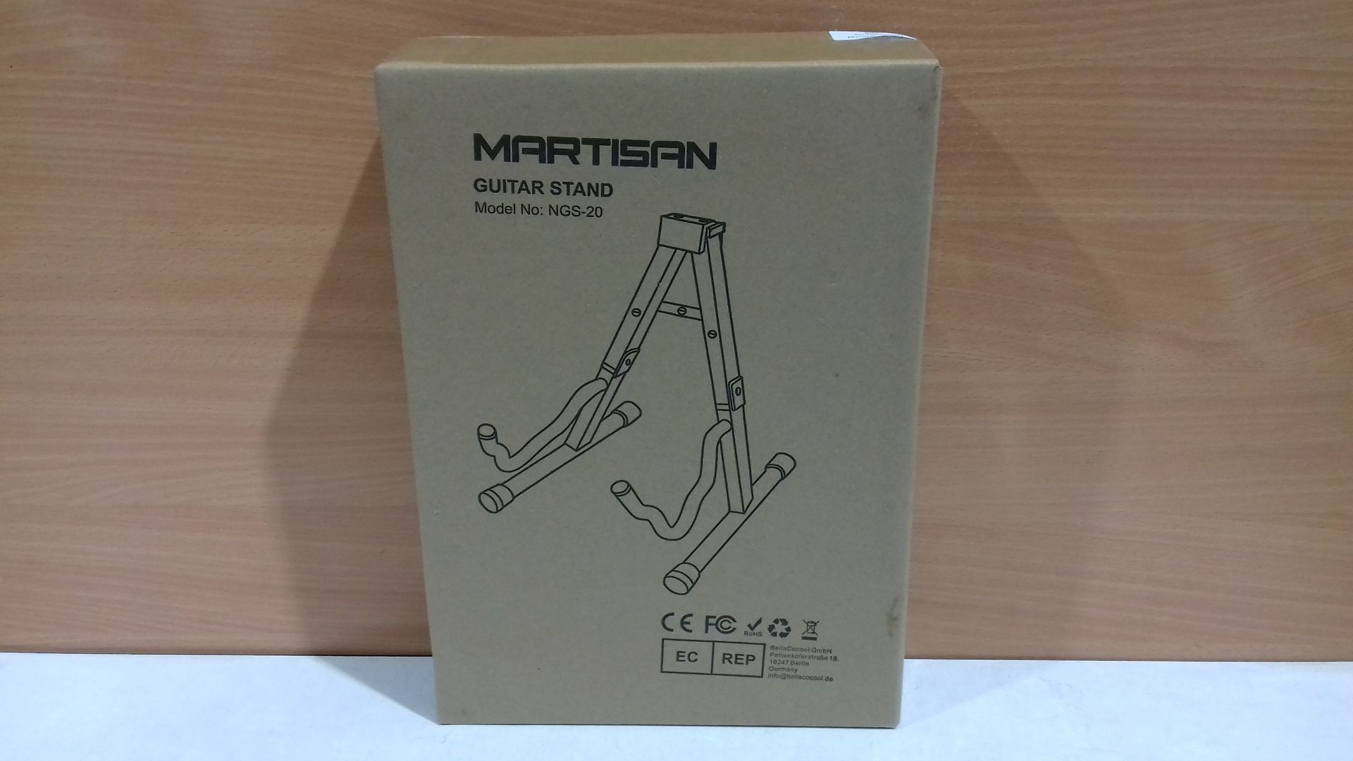 RRP £20.00 Martisan Guitar Stand NGS-27 - Image 2 of 2